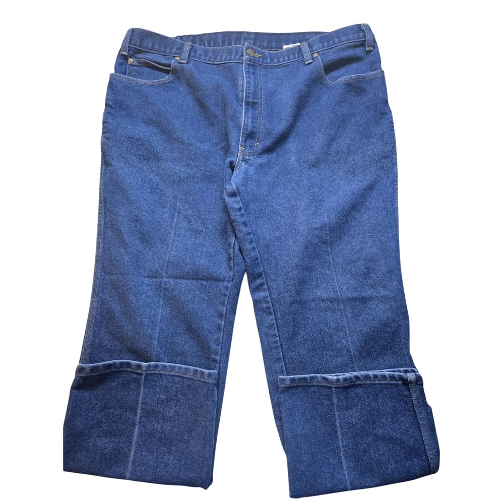 Long Haul Mens 42x30 Dark Wash Denim Jeans Style 75961A